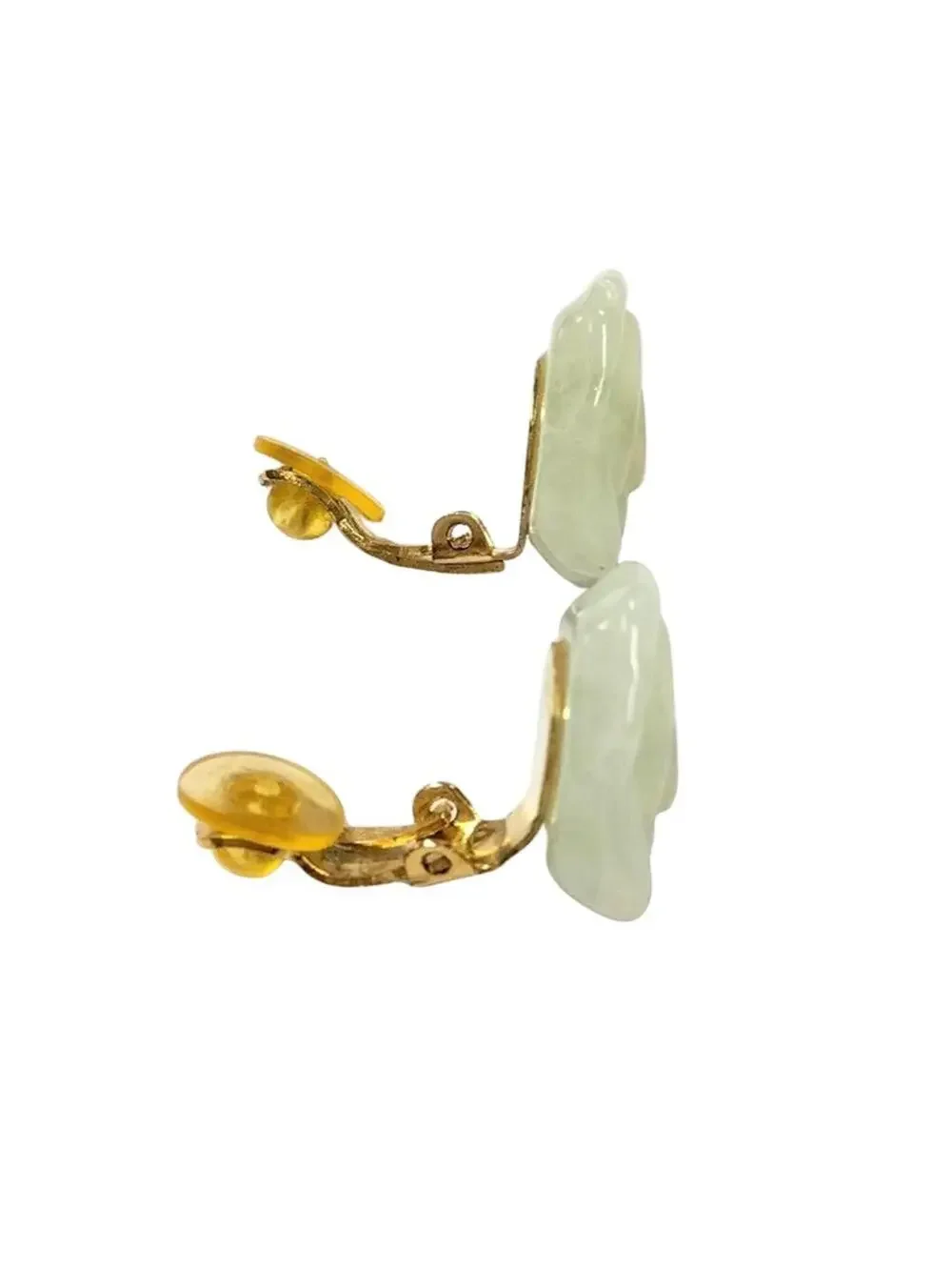 Chanel Cc Logo Clip-On Earrings Gold- #357893C48B